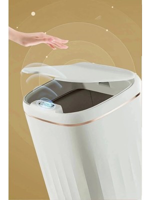 Eco Lounge Temassız Sensörlü 20 Litre Çöp Kovası Uv Işıklı Koku Geçirmez Mutfak Banyo Kullanımı