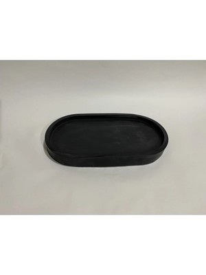 Empressco Düz Renk Oval Altlık/organizer