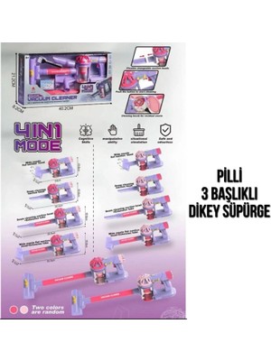 Eco Lounge 096-17A Pilli Pembe Süpürge-Psf