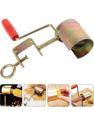 Aesco SN-29725 Manuel Mısır Ayıklama Makinesi Masaya Sabitlenen Bilyalı Kollu Alet