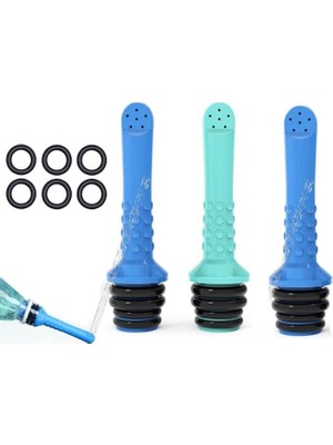 Aesco SN-37729 Pratik 21-25MM Seyahat-Kamp Tipi 3’lü Tuvalet Temizlenme Taharet Nozzle