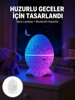 Midas Toptan Home Bluetooth Hoparlör Özellikli 7 Renkli Gece Aydınlatması Yeni Nesil