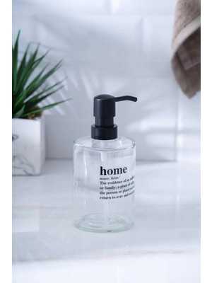 On Dekor Louvre Cam Sıvı Sabunluk - 450 ml