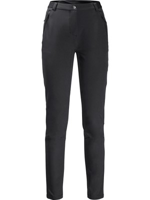 Jack Wolfskin Geigelstein Slim Kadın Siyah Outdoor Pantolonu