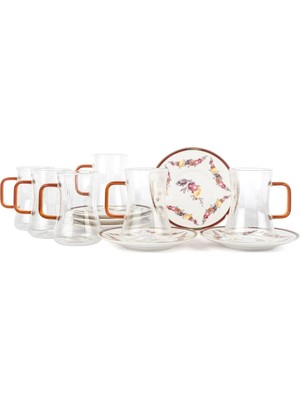 MIKASAMOOR Mikasa Moor Chateau Romance 6lı Çay Fincan Seti 180CC