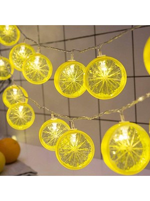 Ett 2m 10 LED Pilli Limon Işık
