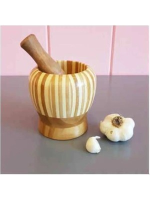 Empressco Büyük Boy Tokmaklı Bambu Havan