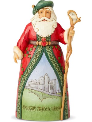 Livizmir Moda Heartwood Creek By Jim Shore Irlanda Noel Baba Heykelciği