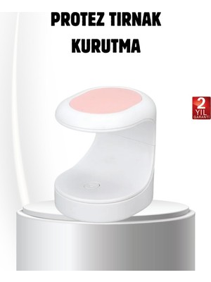 LED Mini Oje Kurutucu Taşınabilir Hızlı Kuruma Cihazı 3 LED Işıklı - PINVOX3053-3157