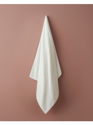 English Home Cotton Line Pamuk Banyo Havlusu 90X150 cm Beyaz