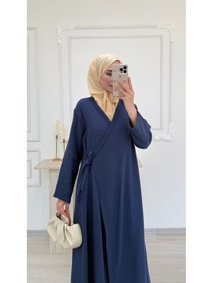 Salisburys Kadın Muslin Kimono Uzun Pardesü