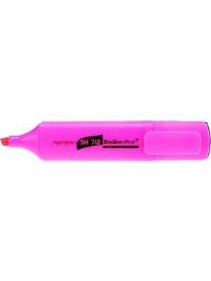  scrikss sh-712 fosforlu kalem pembe 12 li (1 paket 12 adet)