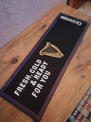 Saturno78 Guiness Vintage Oluklu Bar Matı Amerikan Servis