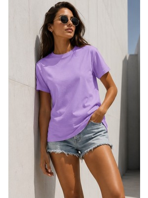 Mad Girls Lila Tişört MG1351