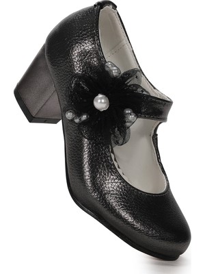 Kiko Kids Angelina Vakko Günlük Kız Çocuk 4 Cm Topuklu Abiye Ayakkabı