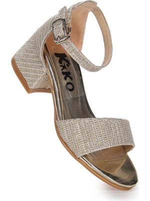 Kiko Kids Alexa Günlük Kız Çocuk 3 Cm Topuklu Sandalet Abiye Ayakkabı