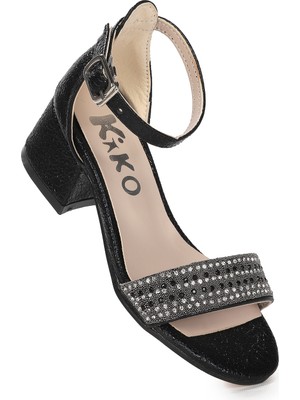 Kiko Kids Elinor Çatlak Günlük Kız Çocuk 3 Cm Topuklu Sandalet Abiye Ayakkabı