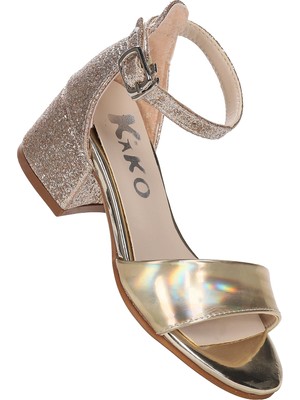 Kiko Kids Sheila Ayna Kum Günlük Kız Çocuk 3 Cm Topuklu Sandalet Abiye Ayakkabı