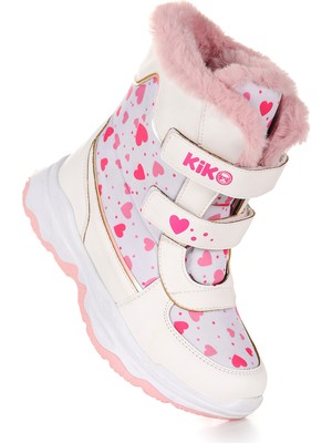 Kiko Kids Kartanesi Cırtlı Kız Çocuk Kar Bot Soğuk Suya Dayanıklı