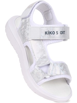 Kiko Kids Minuf Hologram Cırtlı Kız Çocuk Sandalet Ayakkabı