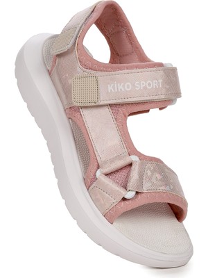 Kiko Kids Minuf Hologram Cırtlı Kız Çocuk Sandalet Ayakkabı