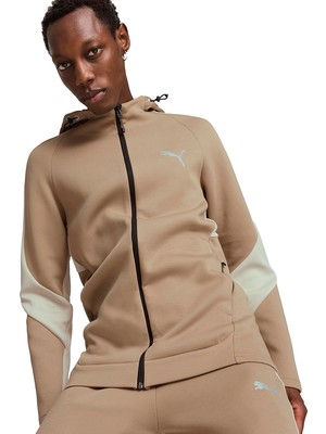 Puma Evostripe Erkek Bej Antrenman Sweatshirt 68170067