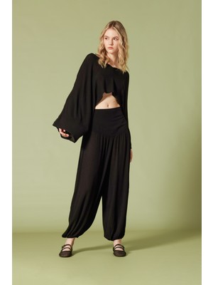 Nisan Triko Asimetrik Kimono