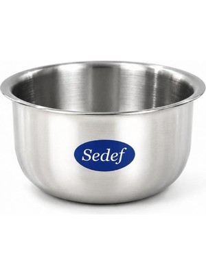 Sedef Premium Kuaför Tıraş Tası Paslanmaz Metal Büyük Boy Krom Kaplama