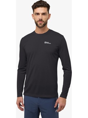 Jack Wolfskin Vonnan Erkek Siyah T-Shirt