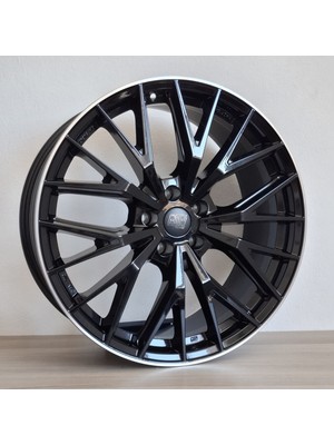 MSW-44 CANT 5X112 20X8.5 ET35 73.1 SIYAH LIP POLISH JANT DESIGNED BY O.Z.