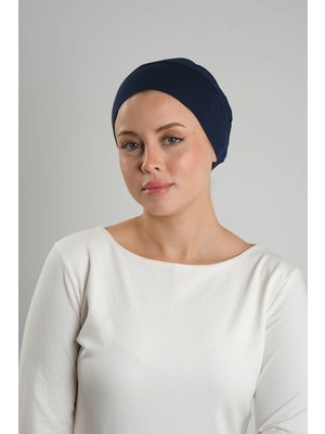 Hürrem Bone Lacivert Pratik Hazır Geçmeli Iç Bone Viskon Fileli Nefes Alabilen 3014_02