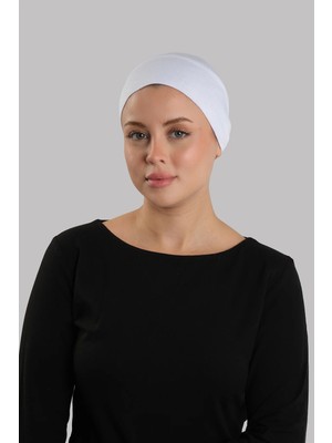 Hürrem Bone Beyaz Pratik Hazır Geçmeli Iç Bone Viskon Fileli Nefes Alabilen 3014_42