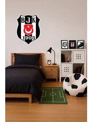 Beşiktaş Duvar Sticker Arma 45 cm - Lisanslı Orijinal