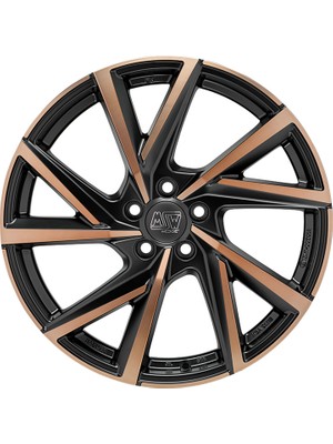 MSW-80/5 cant 5X112 19X8 ET38 66.56 MATT BLACK FULL POLISH jant (4 ADET)