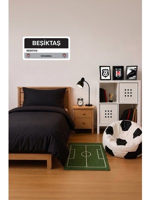 Beşiktaş Duvar Sticker Tabela 90 cm - Lisanslı Orijinal