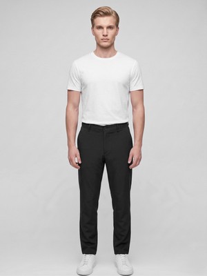 Plus Scorpion Erkek Yazlık Bağcıklı Kumaş Pantolon – Slim Fit Rahat Kesim Günlük Pantolon