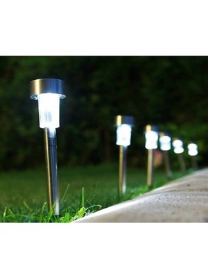 Empressco Güneş Enerjili Bahçe Lambası Metal Saplama 10 Lu Set