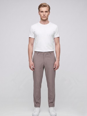 Plus Scorpion Erkek Yazlık Bağcıklı Kumaş Pantolon – Slim Fit Rahat Kesim Günlük Pantolon