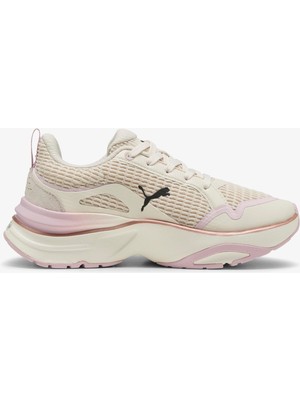 Puma Softride Divine Metal Kadın Krem Koşu Ayakkabısı 310167.04