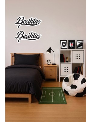 Beşiktaş Duvar Sticker El Yazı 60 cm - Lisanslı Orijinal
