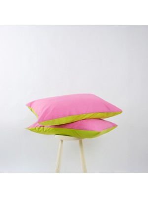 Cozy Home Popping Colors Yastık Kılıfı Dazzle Pembe-Sarı 50X70