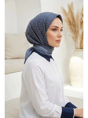 Armine Sport Twill Eşarp - 8556-83 Lacivert