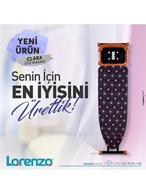 Marvielle Kullanışlı ve Dayanıklı 40X120 cm Ütü Masası, Pratik Kullanım Için Idealdir - Ütü Masası ve Aksesuarı
