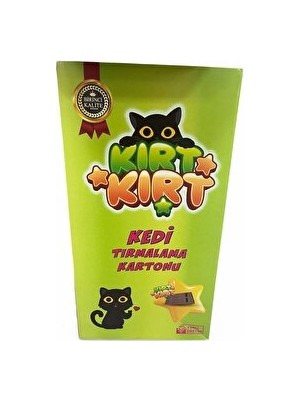Marvielle Karton Kedi Tırmalama Kutusu Otlu ve Top Hediyeli - Kedi Tırmalaması