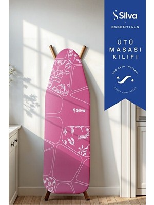 Marvielle Pembe Ütü Masası Bezi - 50X140 cm Yumuşak ve Kaymaz Yüzey - Ütü Masası ve Aksesuarı
