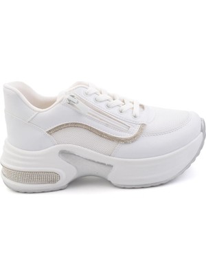 Bambi Beyaz  Kadın Sneaker K01709151109