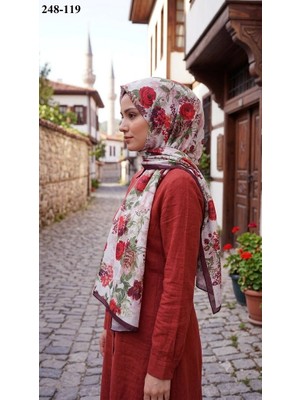 Sharell Fransız Ipeği Şal (Mürdüm) 248-119