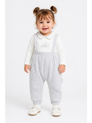 Baby Hola Kız Bebek Salopet Görünümlü Tulum 13999