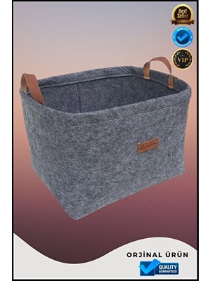 Marvielle Keçe Organizer, 40X30X30CM, Dayanıklı ve Şık Tasarım - Sepet
