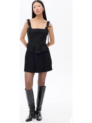 Mu&Me Boutiqe Bluz Corse Askı Detaylı
